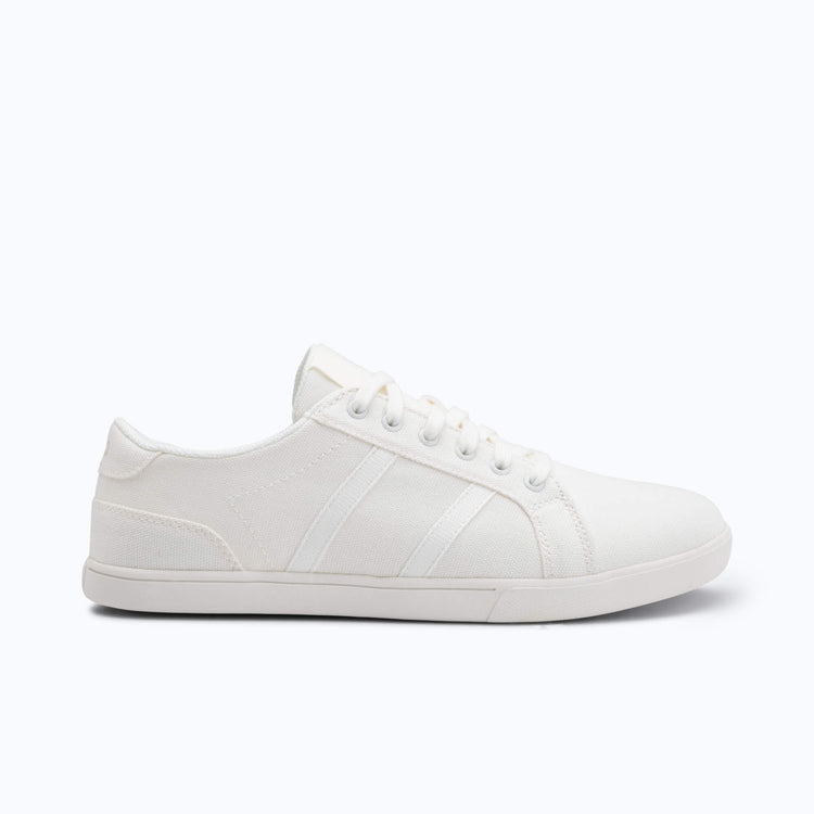 Xero Shoes Dillon Canvas Women Sneaker at White with Toe Facing Right
