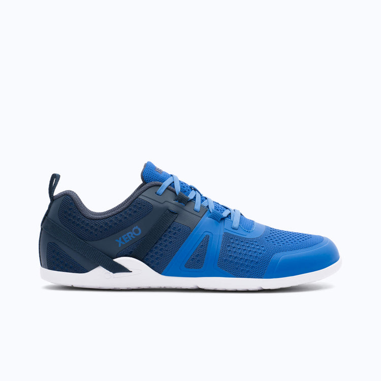 Xero Shoes Prio Neo - Men in Bright Blue with Toe Facing Right