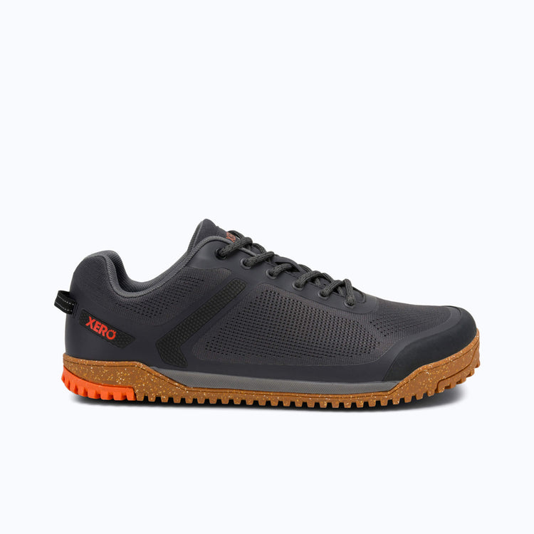 Xero Shoes Ridgeway Mesh Low Men Shoe in Faded Black with Toe Facing Right