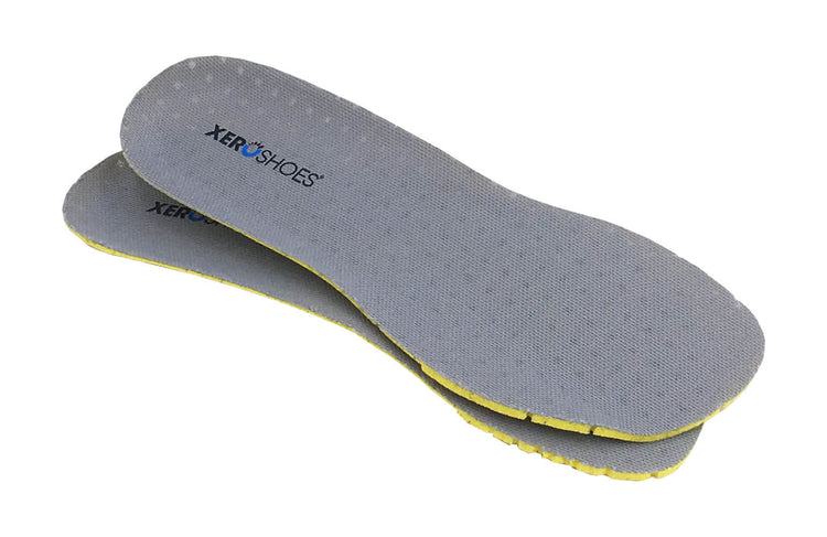 Xero Shoes Replacement Insoles Big Kids in Gray Facing Bottom Right