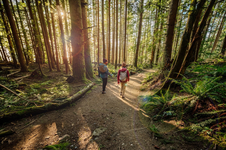 Hikers wearing Xero Shoes barefoot hiking footwear