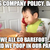 This baby means business... barefoot business