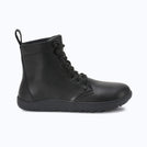 Xero Shoes Breckenridge women's barefoot boot in Black leather, right side view