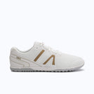 Xero Shoes HFS II Women Shoe in White and Gold with Toe Facing Right