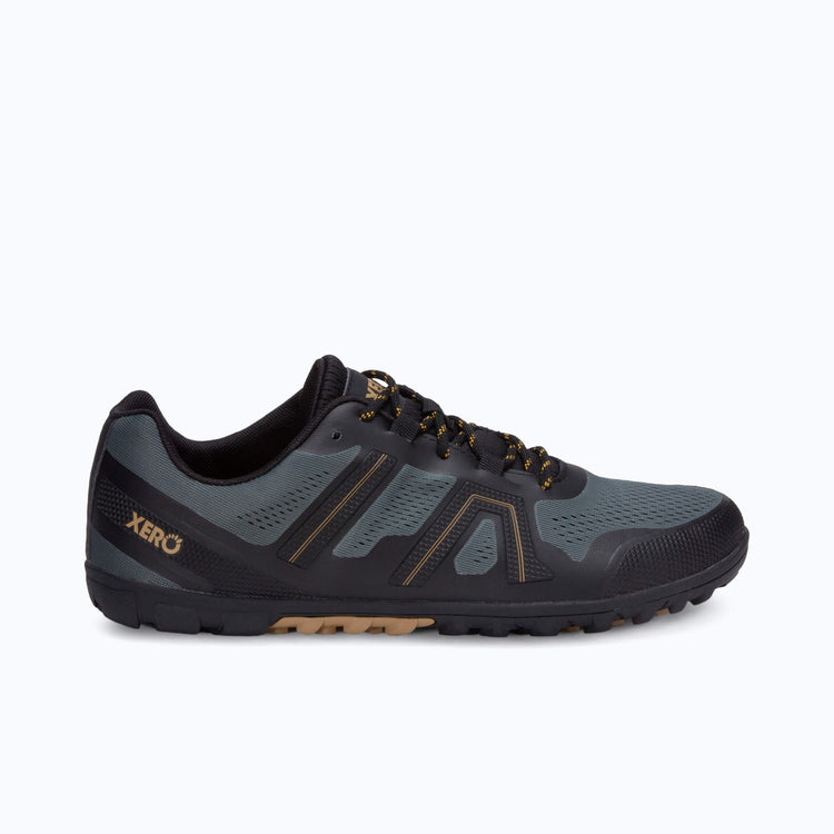 Xero Shoes Mesa Trail II - Men Shoe in Black with Toe Facing Right
