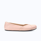 Xero Shoes Phoenix Leather Women Shoe in Pink Sand with Toe Facing Right