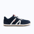 Xero Shoes Wynn Men Shoe at Dark Blue and White with Toe Facing Right