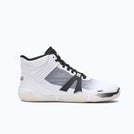 Xero Shoes X1 Mid Women Shoe at White and Black with Toe Facing Right