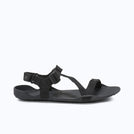 Xero Shoes X-Trek Men Sandal in Black with Toe Facing Right